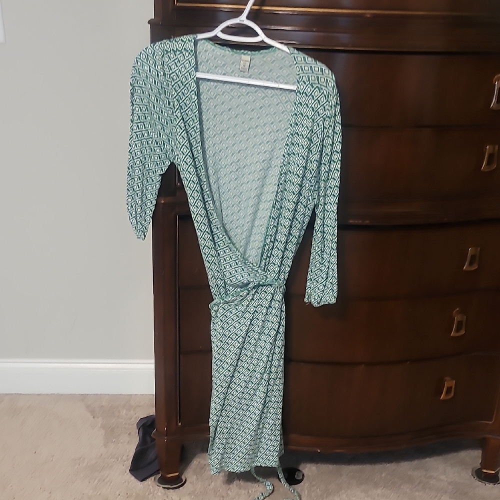 Old Navy Green Long Sleeve Dress